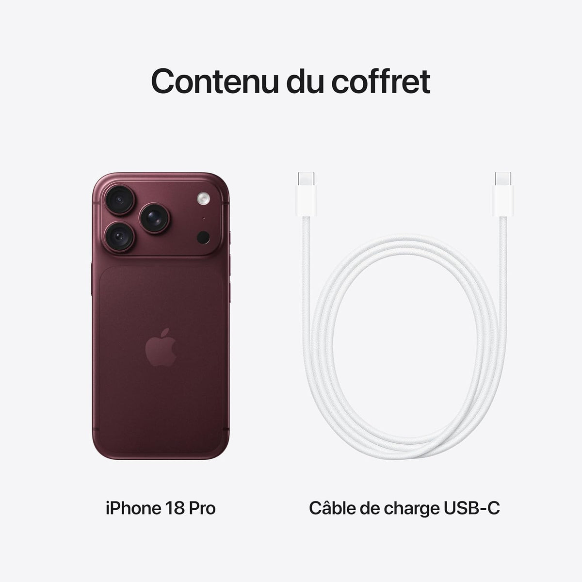 Apple iPhone 18 Pro 1 To – Bourgogne